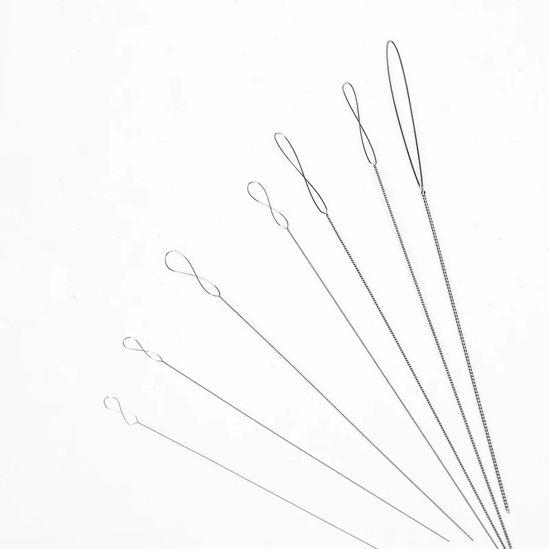 Knotting Cord Silk - Agujas de alambre trenzado suave de