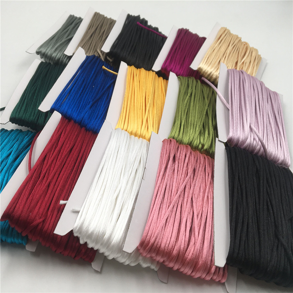 Knotting Cord Silk - Cordón de macramé de seda trenzado