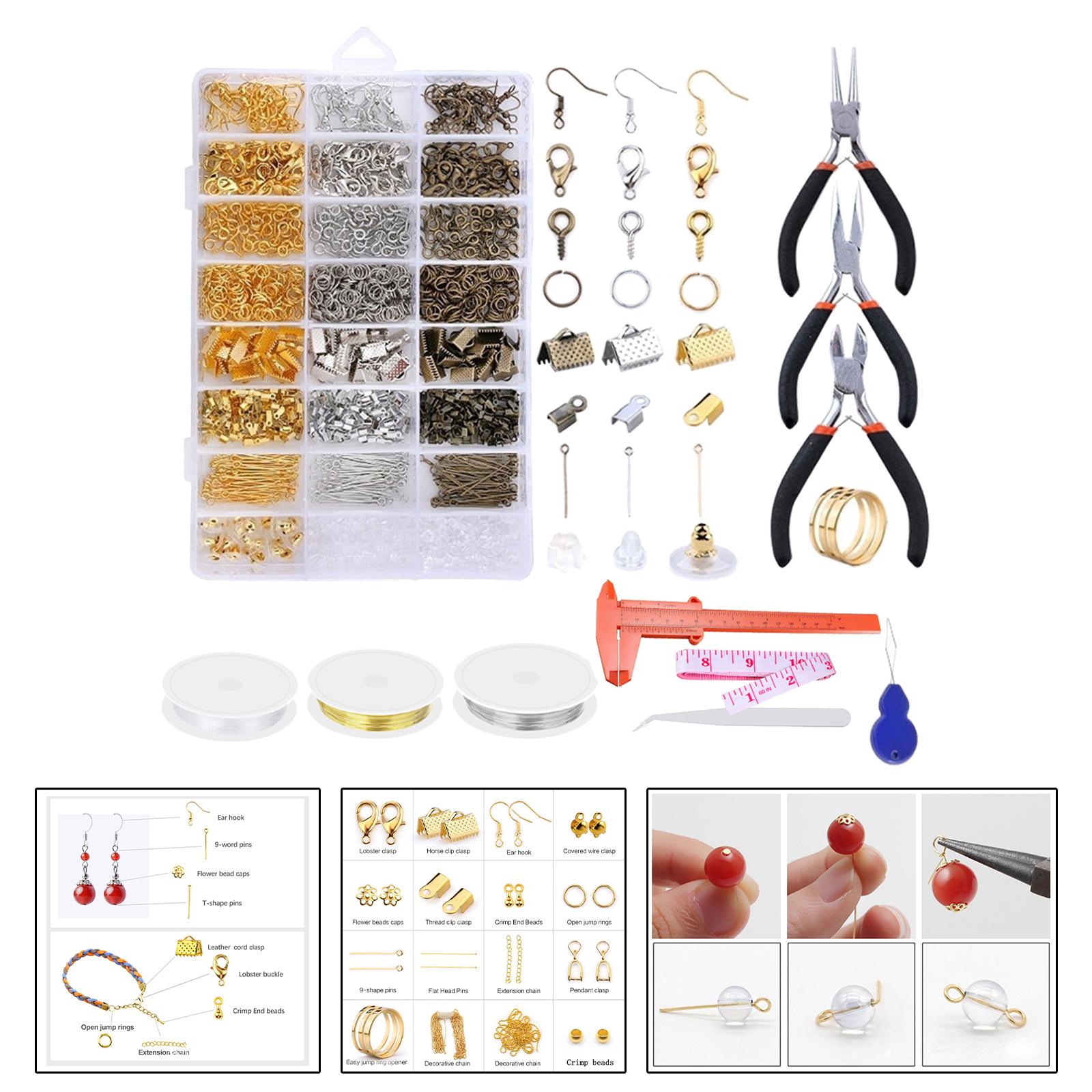 Jewelry Making For Beginners - Kit de 1321 Piezas para Hacer