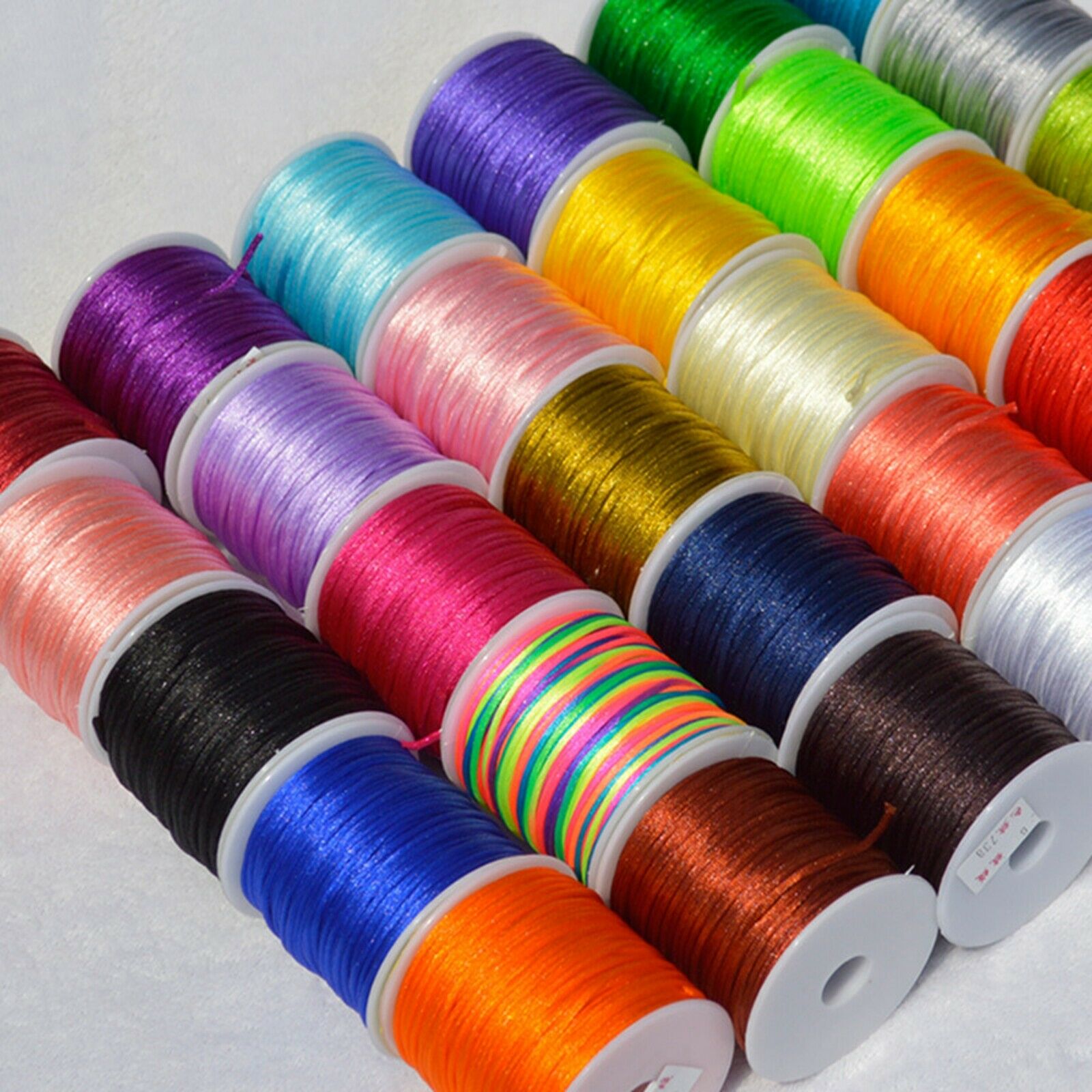 Knotting Cord Silk - Cordón de nudo de seda satinada