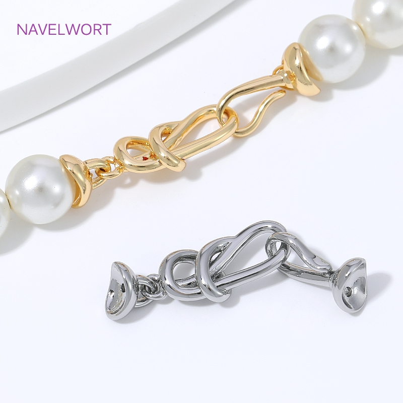 Jewelry Making Knots For Clasps - Cierre conector de nudo infinito chapado