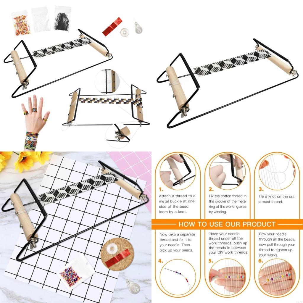 Jewelry Making For Beginners - Máquina tejer telar cuentas hecha a
