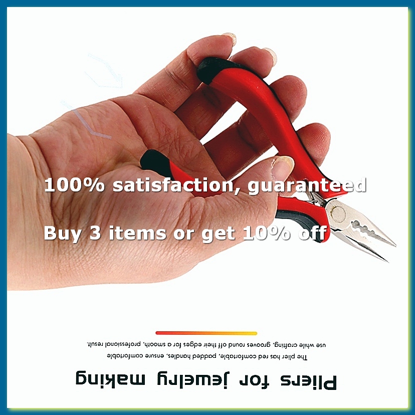 Jewelry Making Pliers - Paquete de 1 Herramienta de Acero