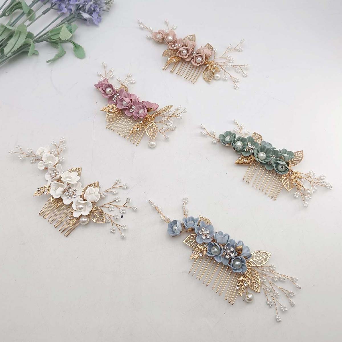 Jewelry Making Adults - Peineta de cristal con perlas y