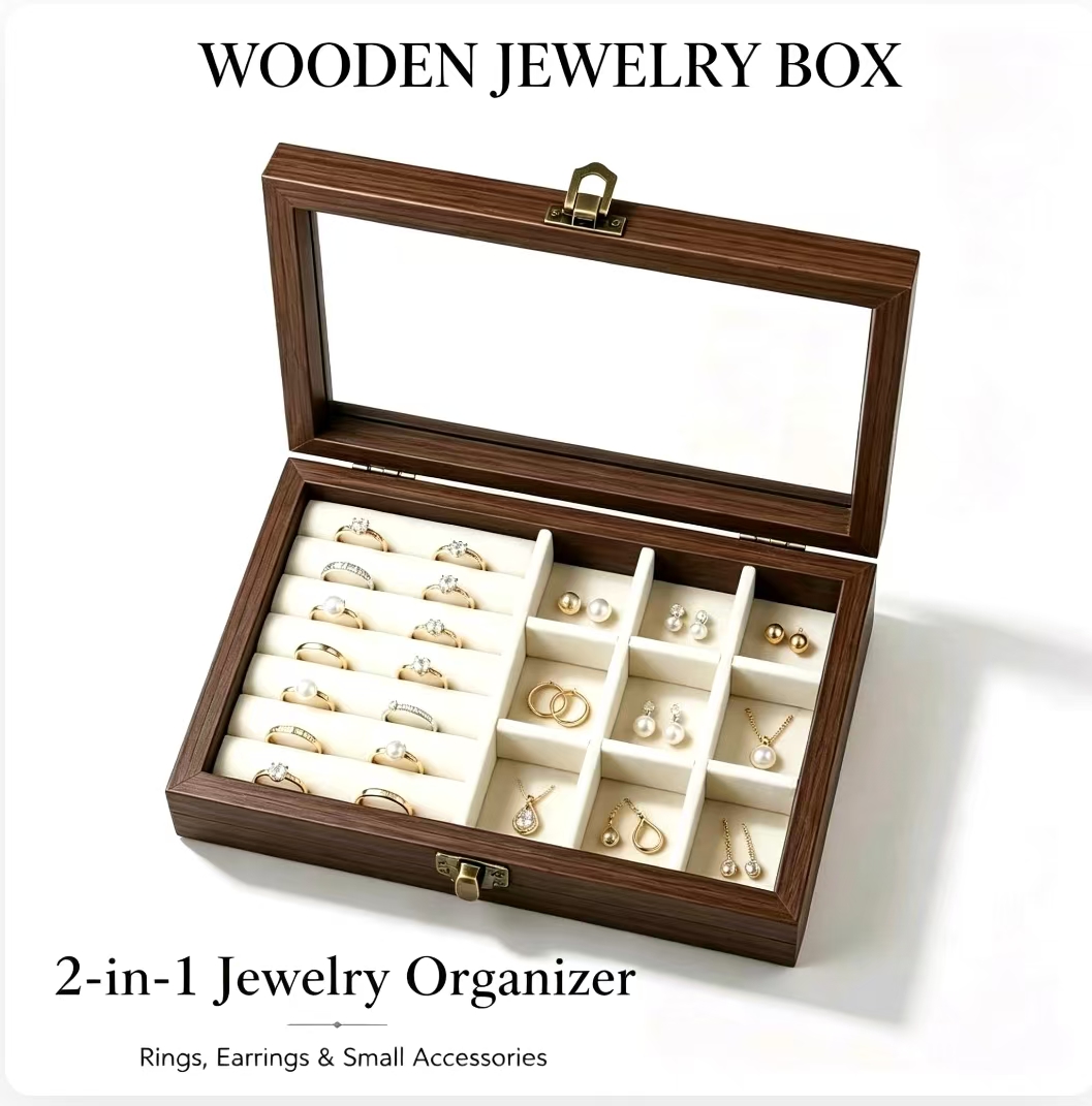 Jewelry Making Organizer Box - Organizador de Joyas de Terciopelo con