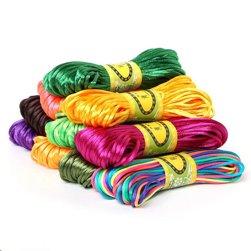 Knotting Cord Silk - Cordón de nailon de seda satinada