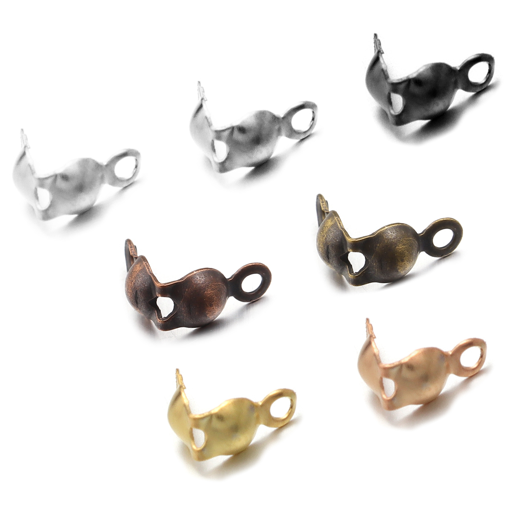 Jewelry Making Knots For Clasps - 200 unids/lote de cuentas de extremo