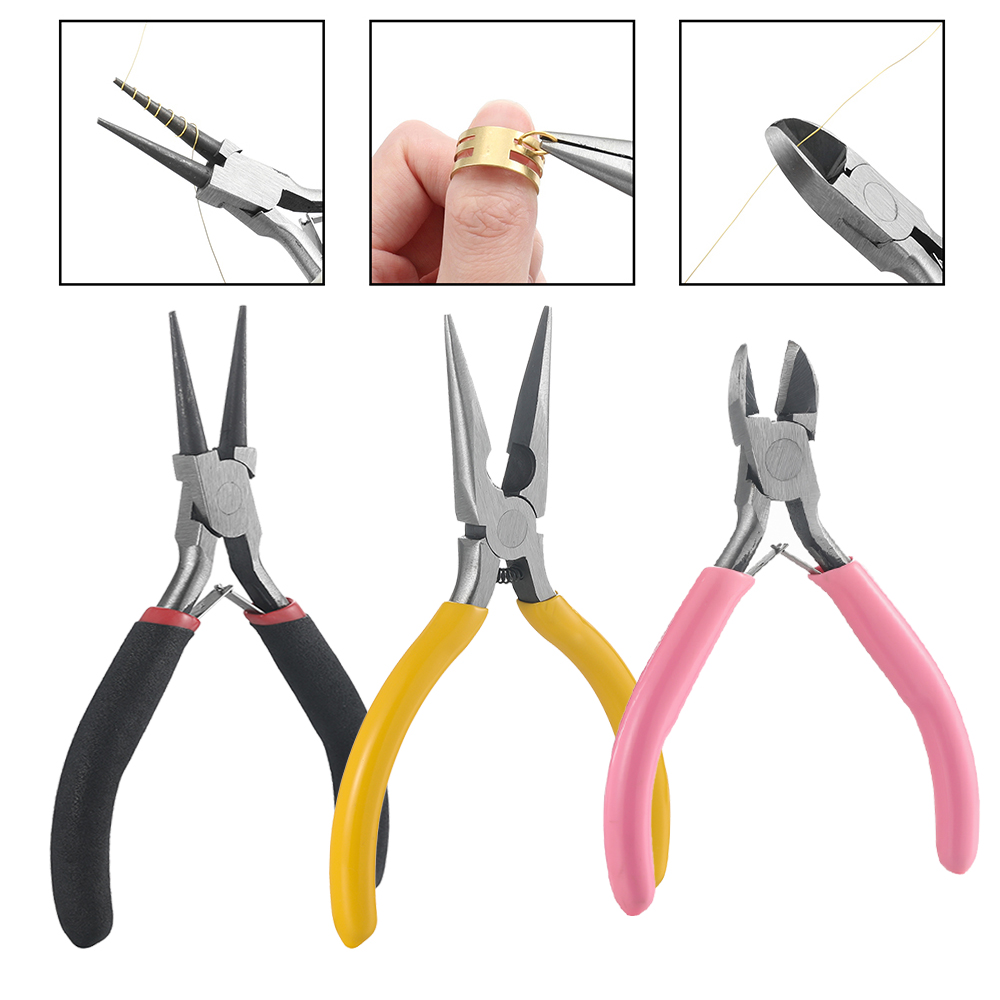 Jewelry Making Pliers - 3 unids/set 3 estilos alicates de