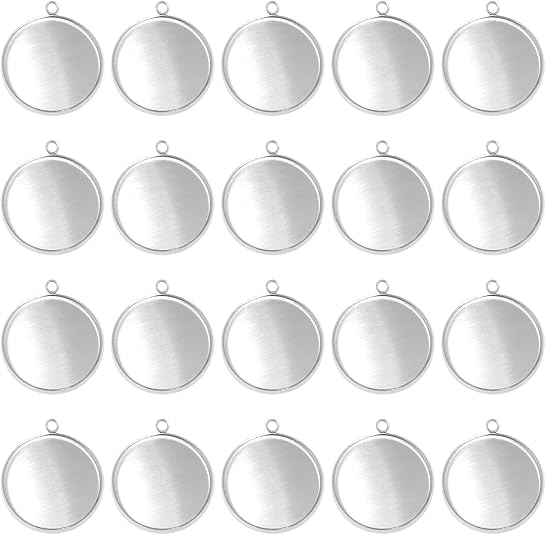 20 piezas de bandejas colgante - Pendant Blank Bezel reseña y precio