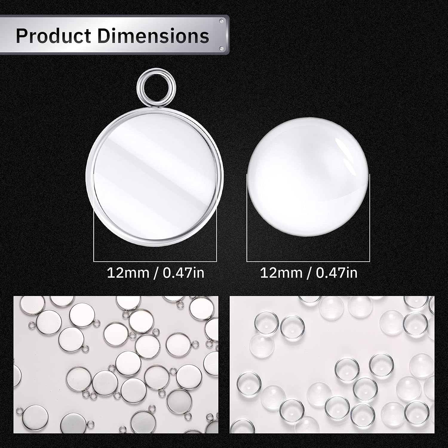 20 piezas de bandejas colgante - Pendant Blank Bezel reseña y precio