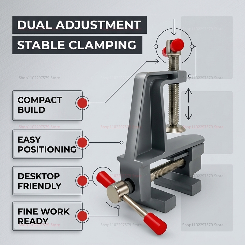 Mini Tornillo de Banco de Alum - Jewelry Making Table reseña y precio