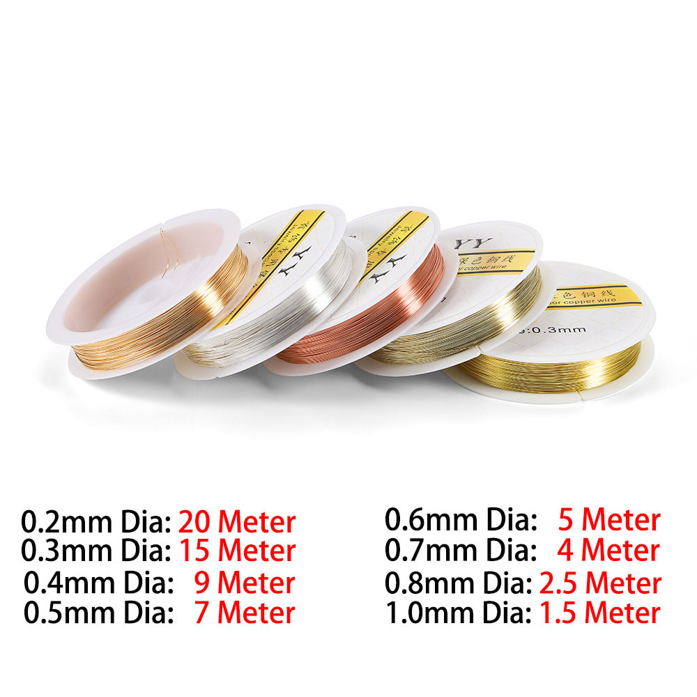 1 rollo de alambre de cobre de - Jewelry Making Gold Wire reseña y precio