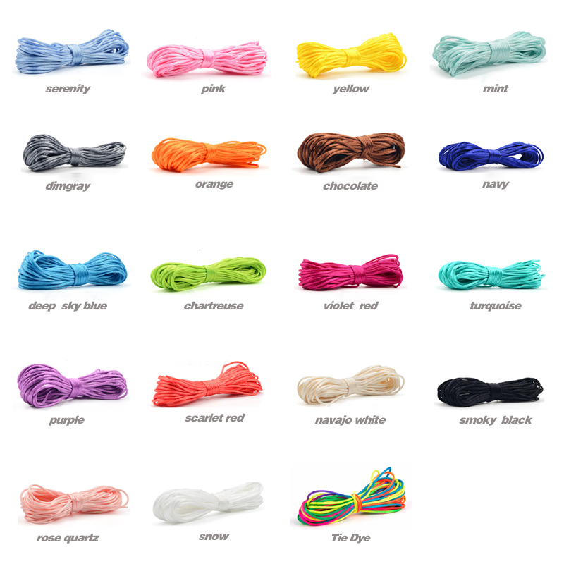 20 m/lote DIY cordones de nail - Knotting Cord Silk reseña y precio