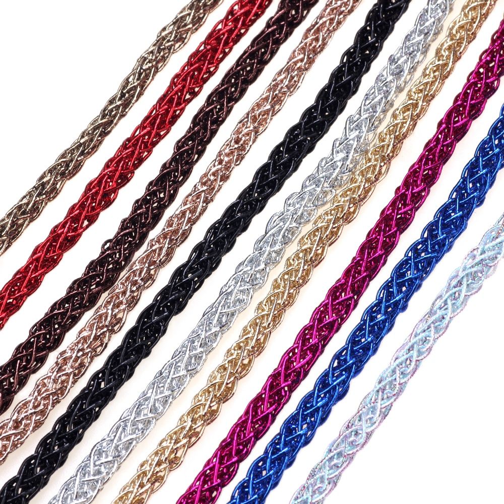 OlingArt 4mm 5 m/lote oro plat - Knotting Cord Silk reseña y precio