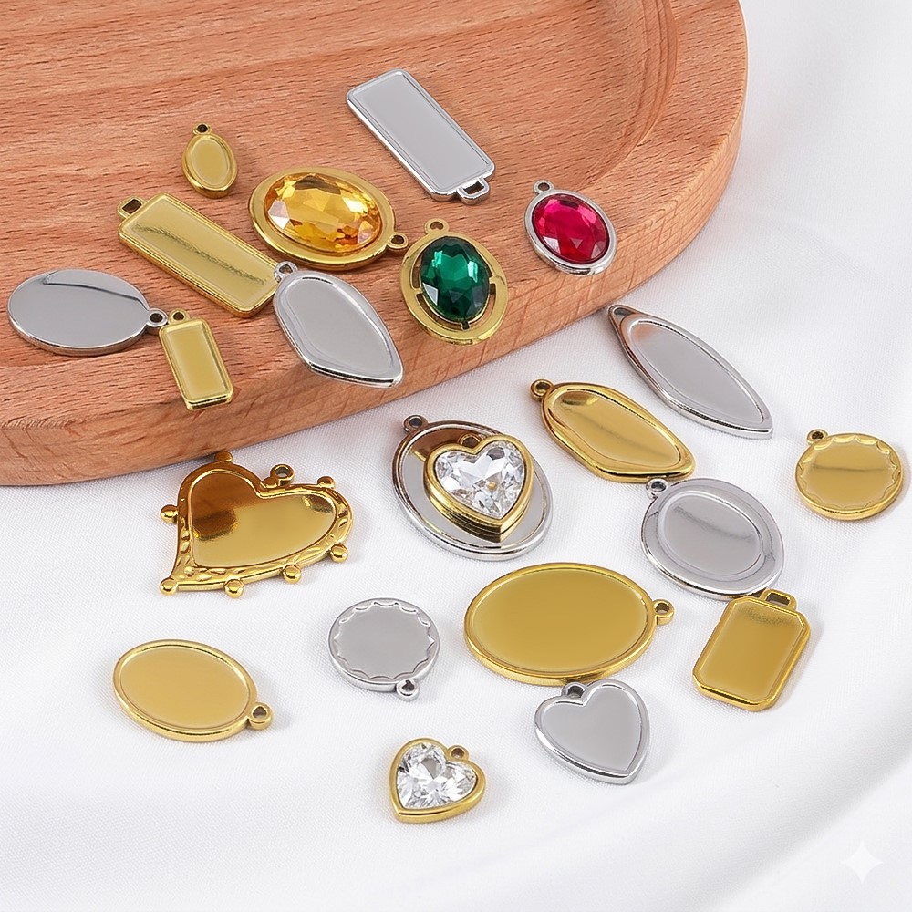 5 unidades de bases de cabujón - Pendant Blank Bezel reseña y precio