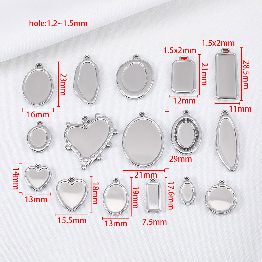 5 unidades de bases de acero i - Pendant Blank Bezel reseña y precio