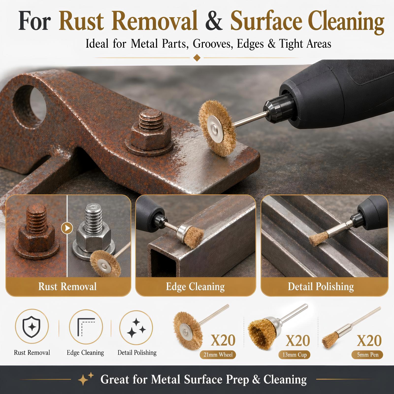 Juego de 60 cepillos de alambr - Jewelry Making Tools reseña y precio