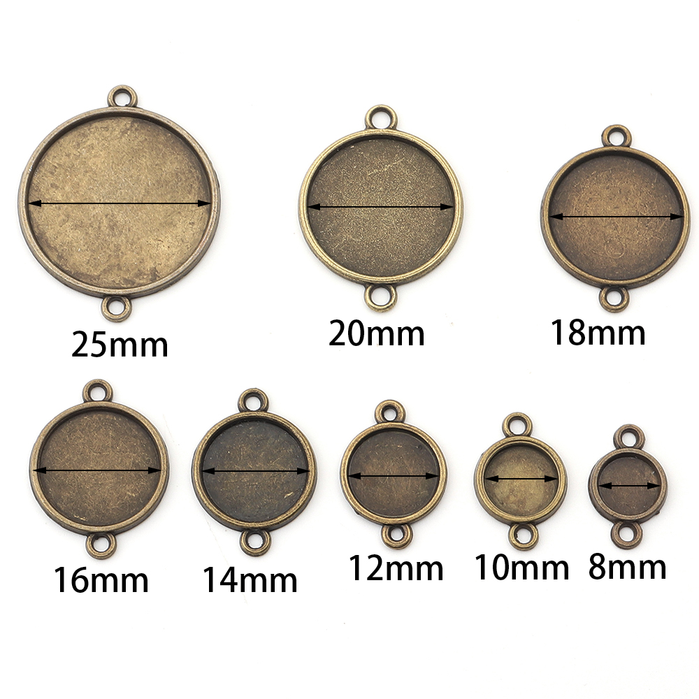 10 Uds 8/10/12/14/16/18/20/25m - Pendant Blank Bezel reseña y precio