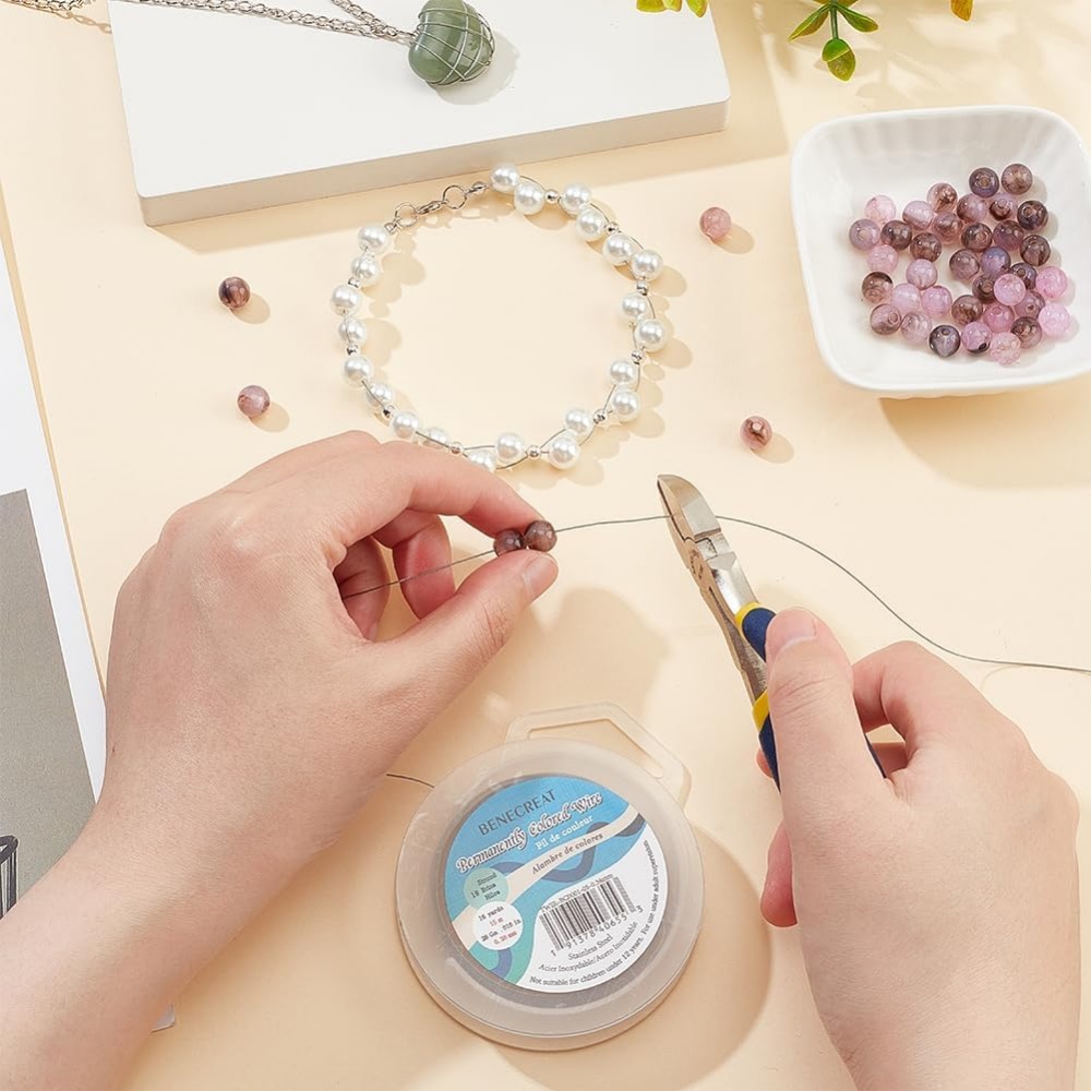 Alambre de cuerda de cuentas d - Jewelry Making Course reseña y precio