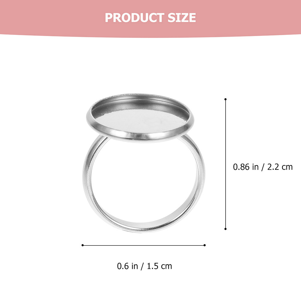 20 Piezas de Bases de Anillo A - Jewelry Making Tools reseña y precio