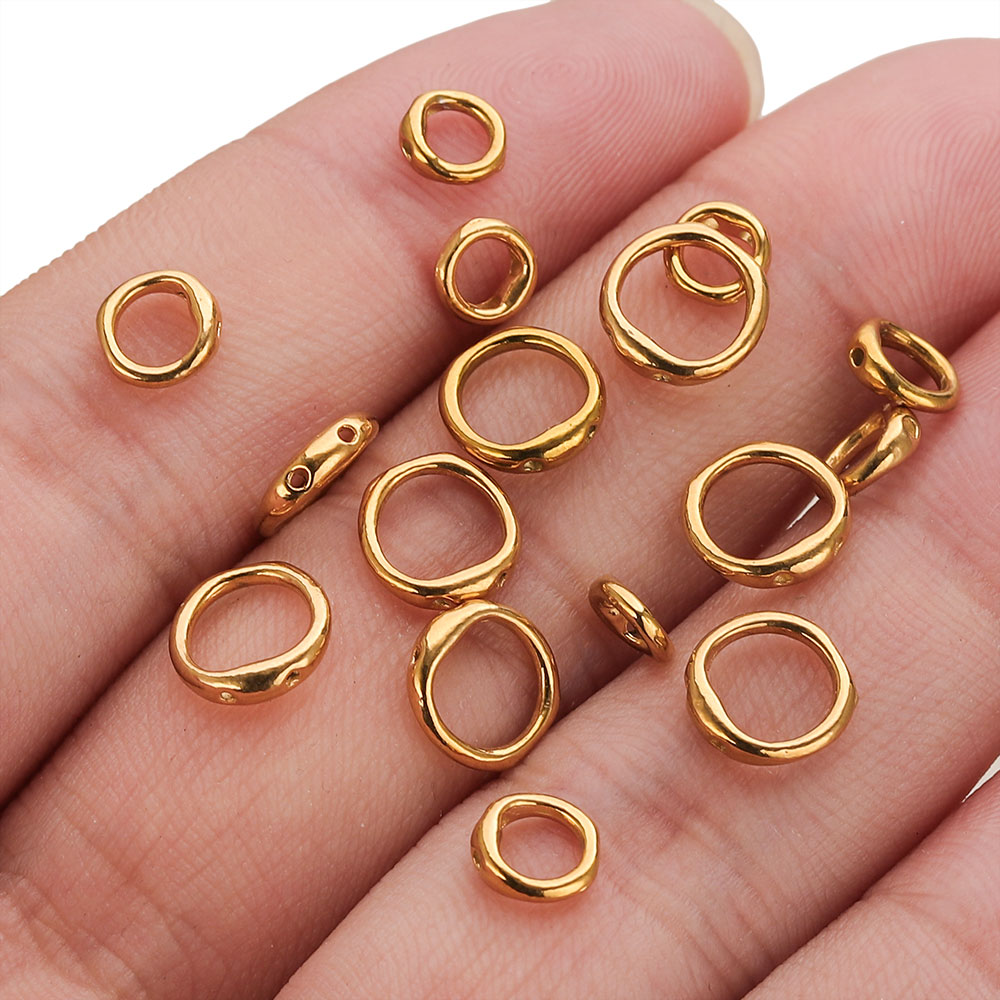 20 piezas de cierres de acero  - Jewelry Making Gold Wire reseña y precio