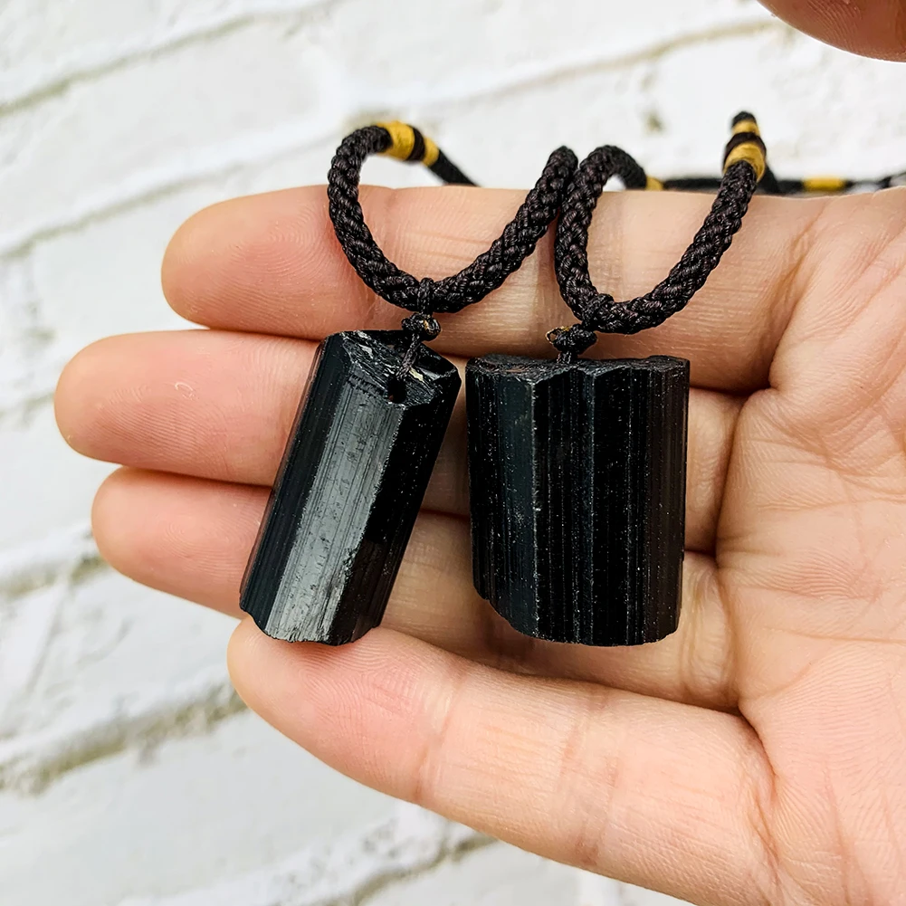 Collar de piedra de turmalina  - Jewelry Making Raw Materials reseña y precio
