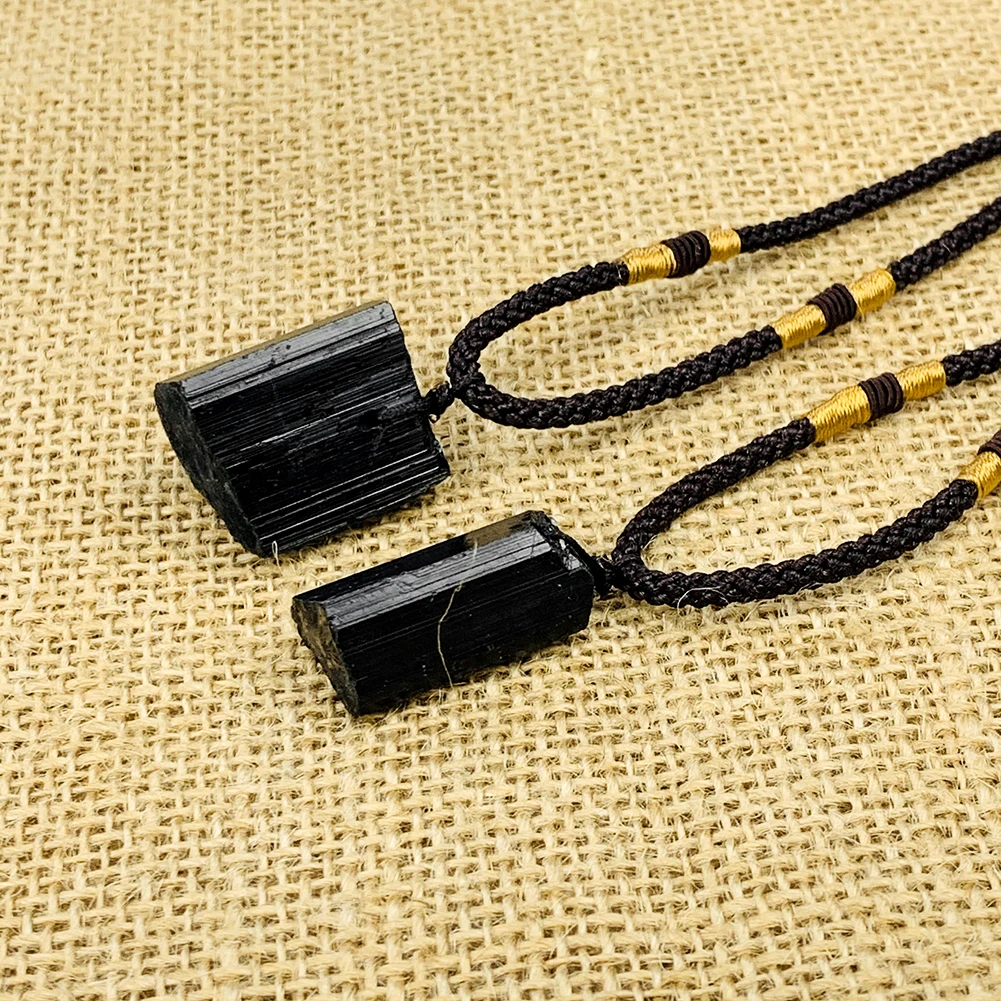 Collar de piedra de turmalina  - Jewelry Making Raw Materials reseña y precio