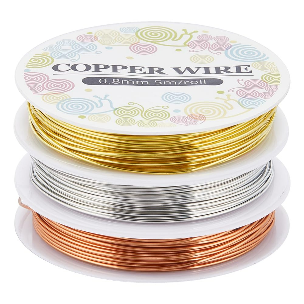 Alambre de cobre para joyería  - Jewelry Making Materials Wholesale reseña y precio