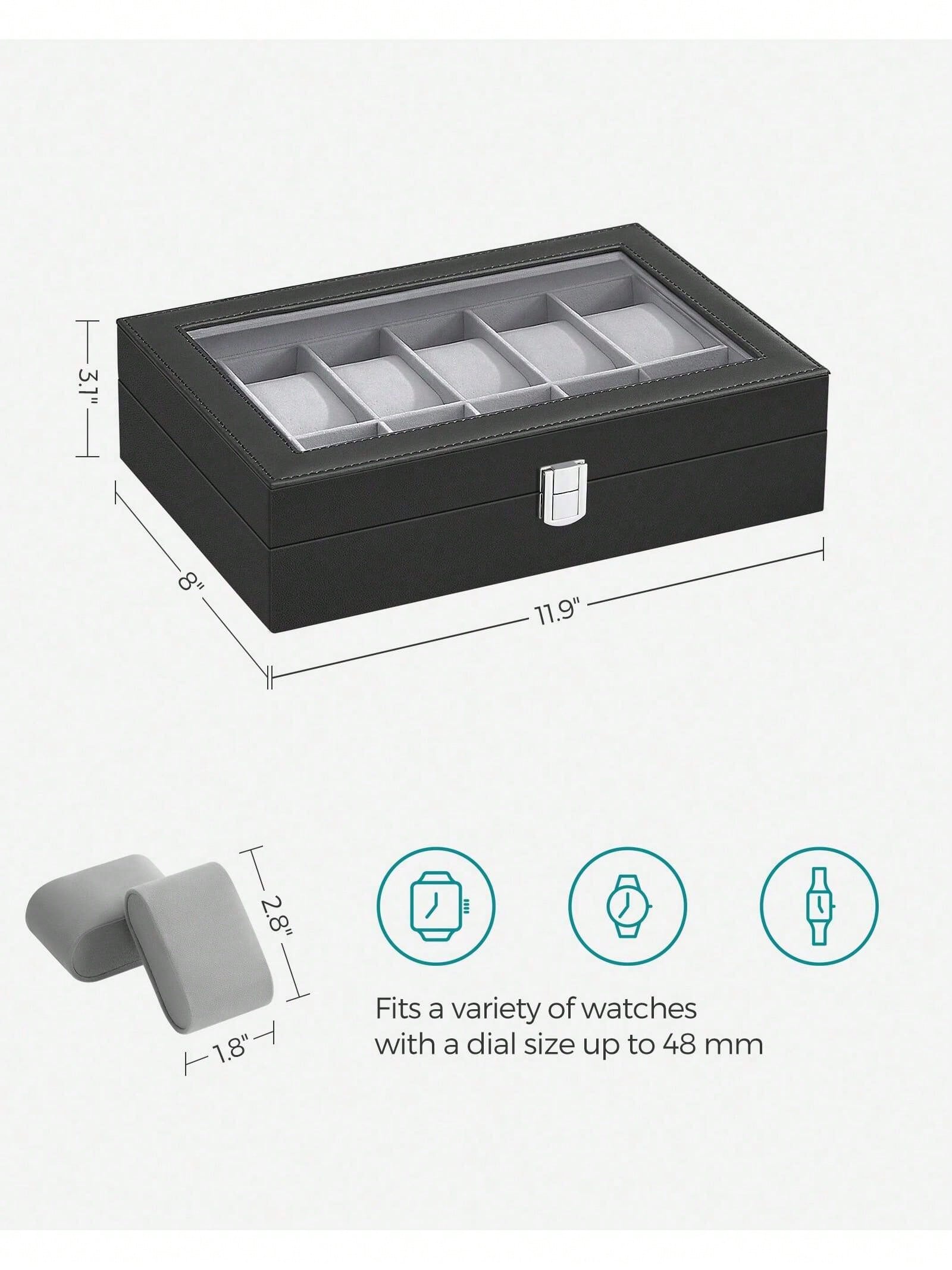 Caja para relojes con cerradur - Jewelry Making Organizer Box reseña y precio