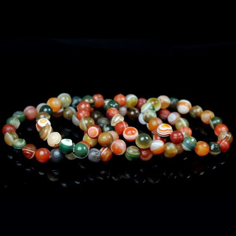 Gobi Stone-pulsera de ágata en - Knotting Cord Silk reseña y precio