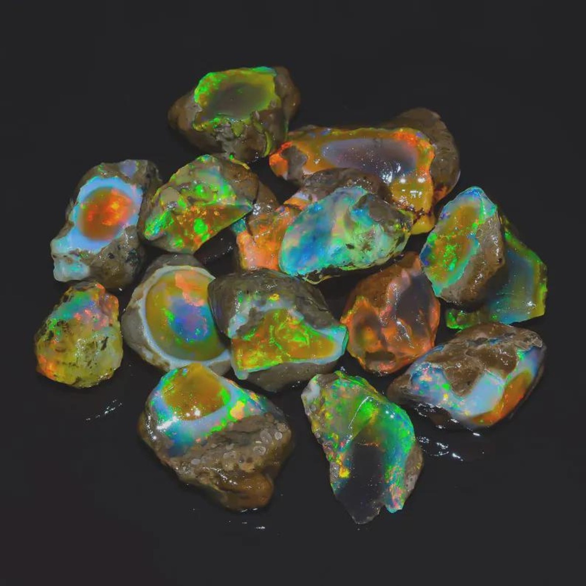 25-80CT Ópalo Welo Etíope Genu - Jewelry Making Raw Materials reseña y precio