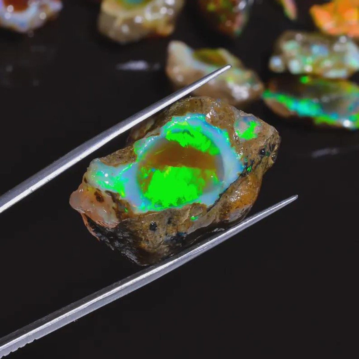 25-80CT Ópalo Welo Etíope Genu - Jewelry Making Raw Materials reseña y precio
