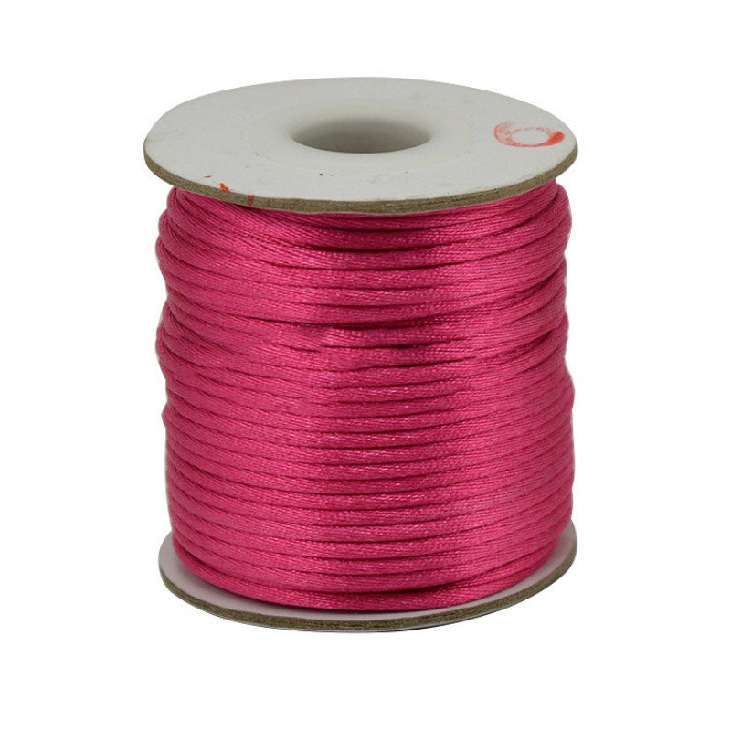 Cordón trenzado de nailon negr - Knotting Cord Silk reseña y precio