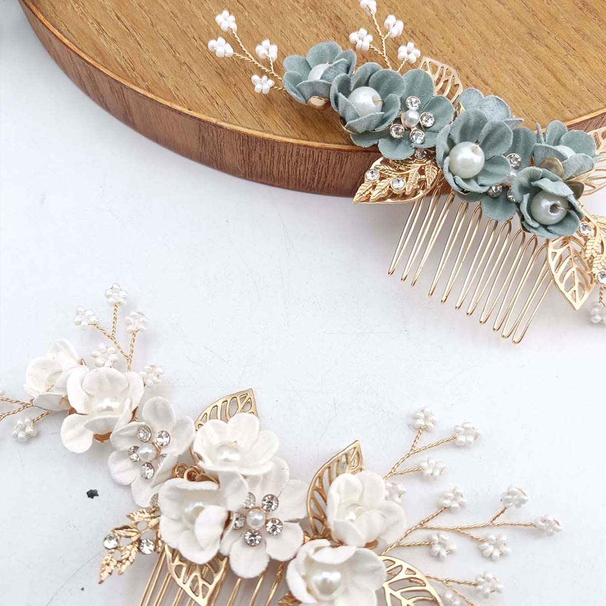 Peineta de cristal con perlas  - Jewelry Making Adults reseña y precio