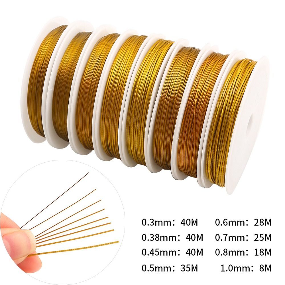 Nuevo alambre de joyería de pl - Jewelry Making Gold Wire reseña y precio