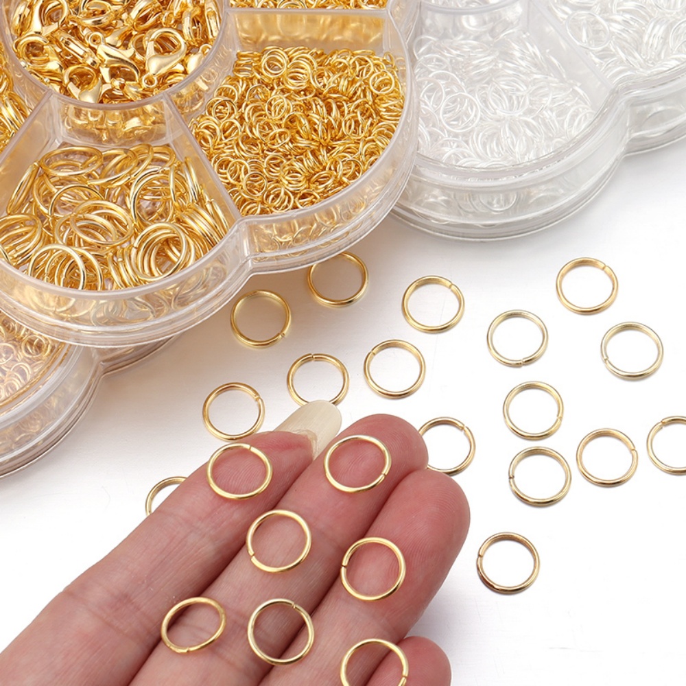 1 Caja de Anillas Abiertas par - Jewelry Making For Beginners reseña y precio
