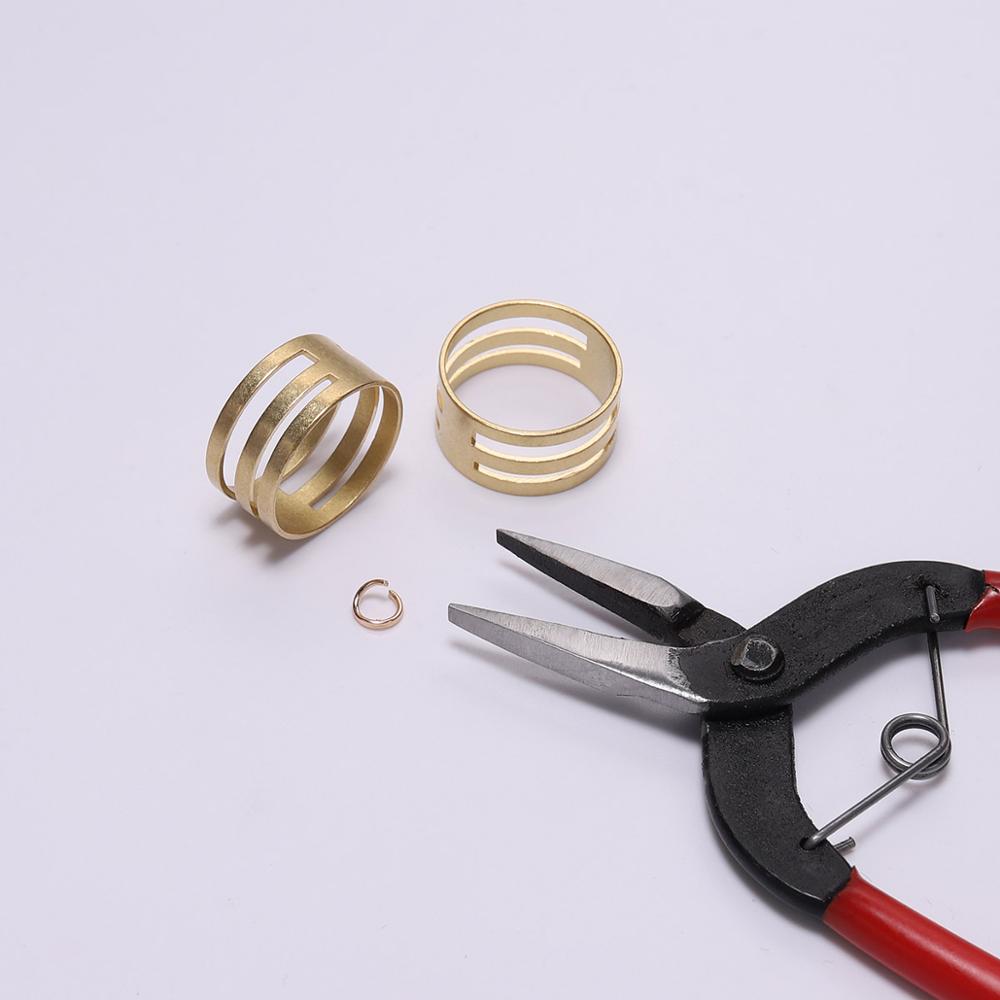 Anillo de latón para abrir y c - Jewelry Making Education reseña y precio