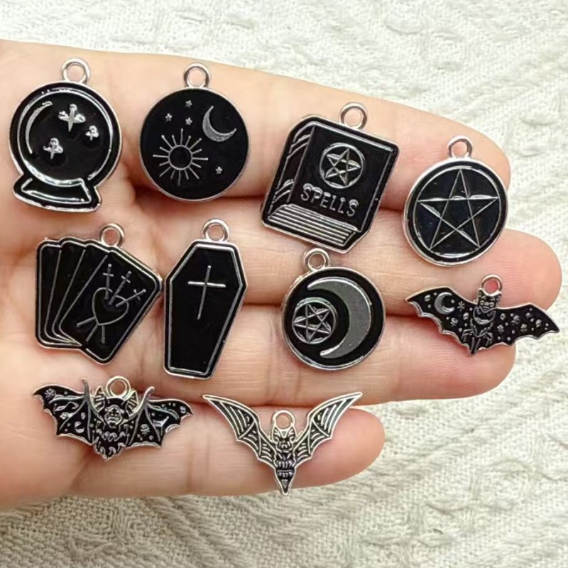 10 piezas de dijes de luna, es - Jewelry Making Guide Book reseña y precio