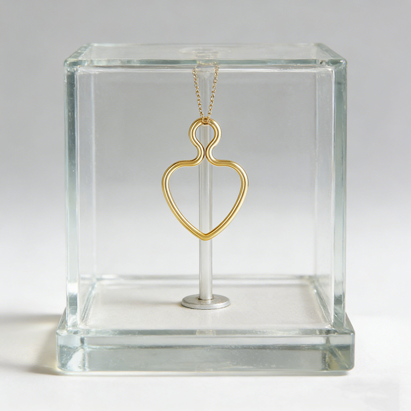 Colgante de corazón de alambre - Jewelry Making Gold Wire reseña y precio