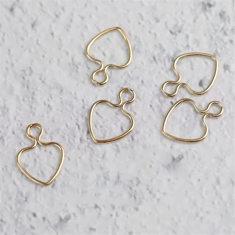 Colgante de corazón de alambre - Jewelry Making Gold Wire reseña y precio