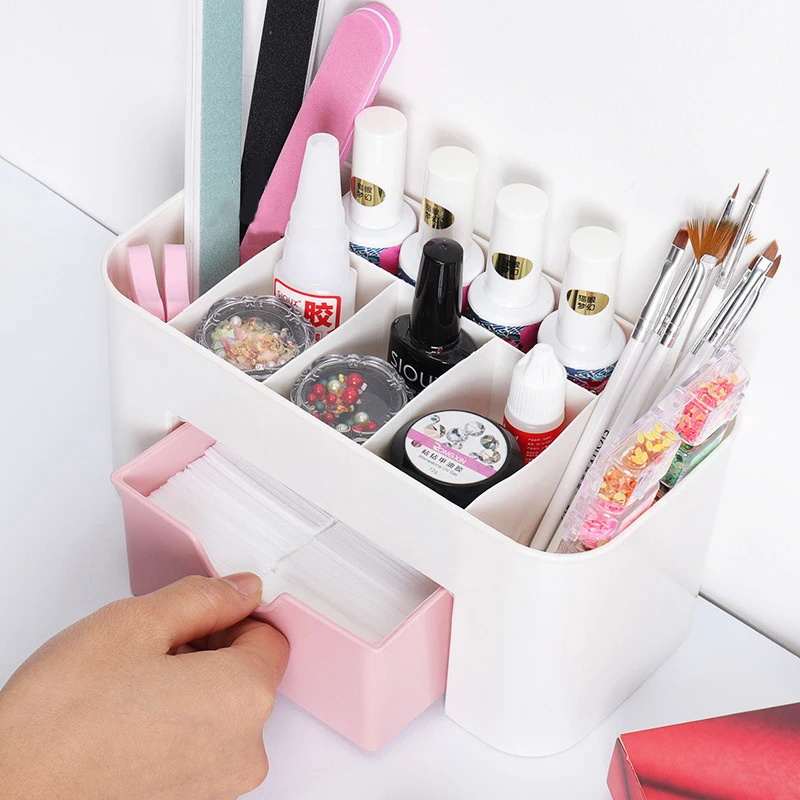 Organizador de uñas, cajón de  - Jewelry Making Organizer Box reseña y precio