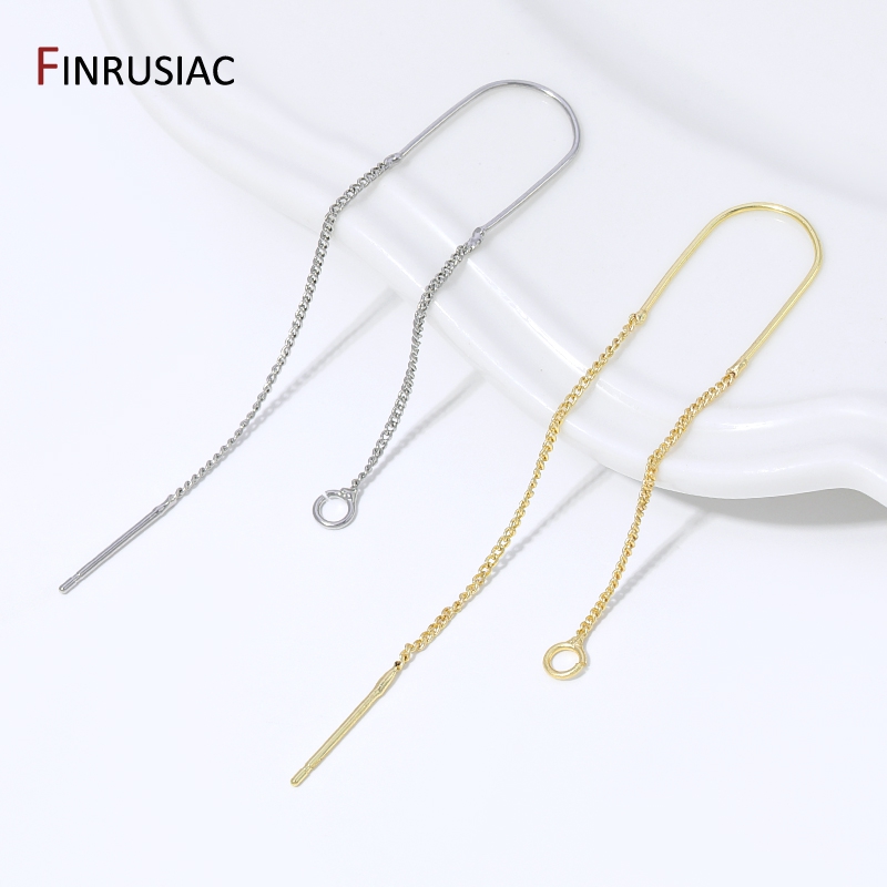 Pendientes colgantes de cadena - Jewelry Making Gold Wire reseña y precio