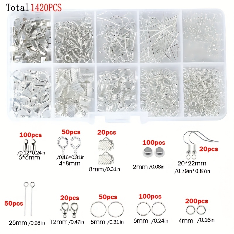 1420 piezas 1 caja Kit de acce - Jewelry Making Tools reseña y precio