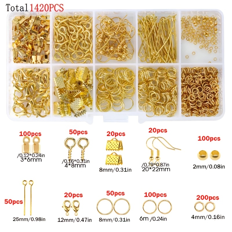 1420 piezas 1 caja Kit de acce - Jewelry Making Tools reseña y precio