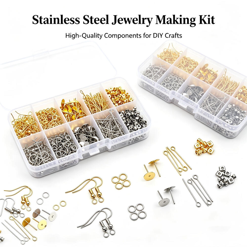 1 Juego de Caja de Ganchos par - Jewelry Making Materials Wholesale reseña y precio