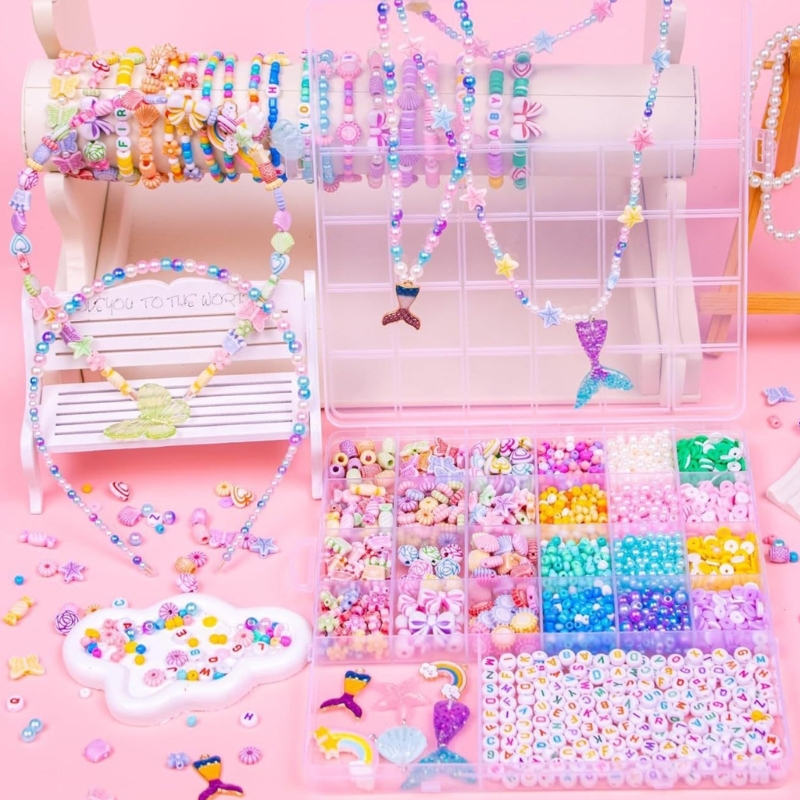 Juego manualidades DIY con cue - Jewelry Making Education reseña y precio