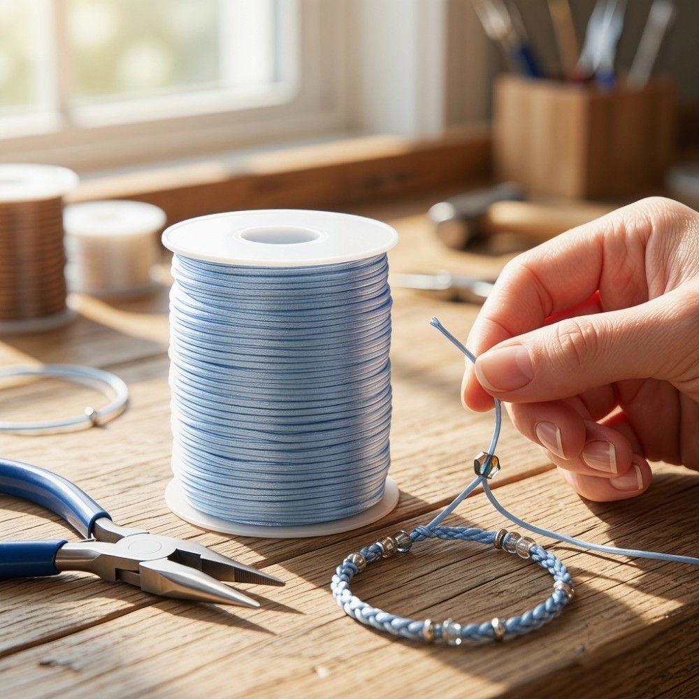 Cordón de satén de 100m, 1.5mm - Knotting Cord Silk reseña y precio