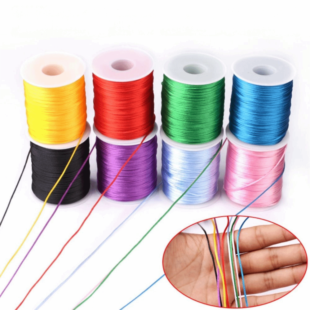 Cordón de satén de 100m, 1.5mm - Knotting Cord Silk reseña y precio