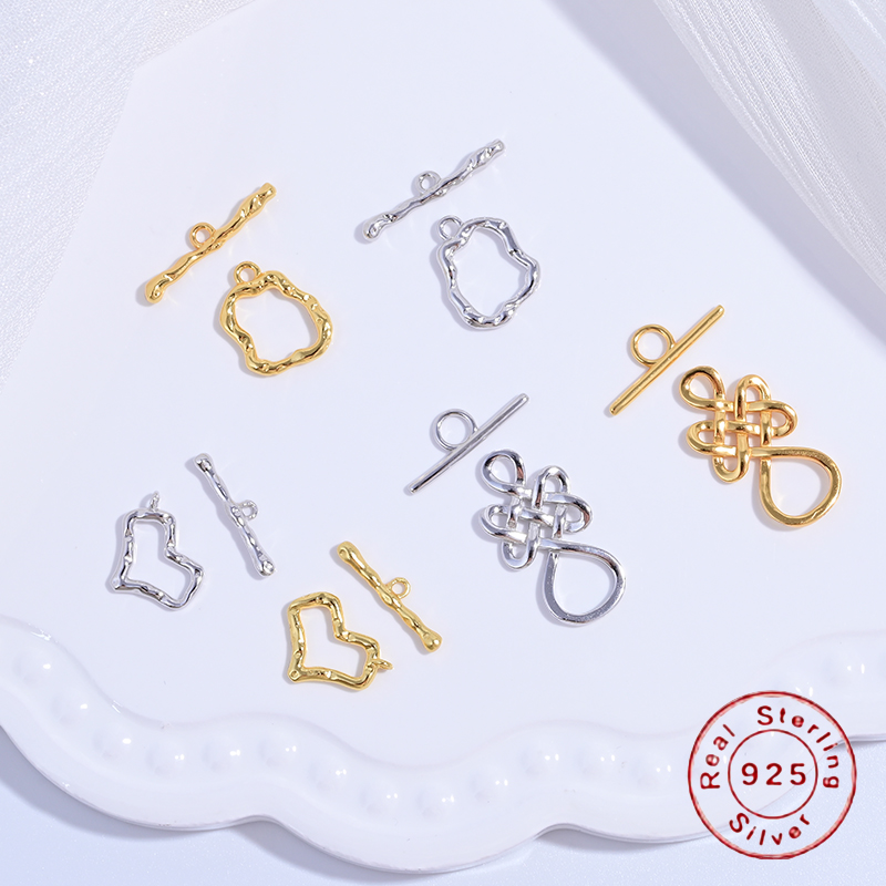 Nudo chino de plata de ley S92 - Jewelry Making Knots For Clasps reseña y precio